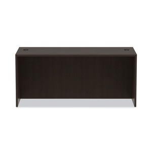 Coque de bureau droite de la série Alera Valencia ALEVA216630ES 65 pouces. X 29,5 pouces Bureaux de bureau Espresso durables de 29,63 po - X 29,63 po - Product Image 2