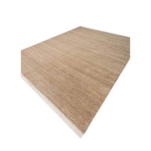 พรมขนสัตว์ลายทางสีเบจและสีน้ำตาลวิสกายา ทอมือแบบอัฟกัน รุ่น Lnr-3119 ขนาด 9x12 ฟุต สำหรับตกแต่งห้องนั่งเล่นวัยรุ่น - Product Image 2