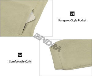 2025 femmes Style décontracté hiver pull à capuche sweat XS taille couleur unie Logo personnalisé imprimé col zippé pour la saison d'automne - Product Image 2