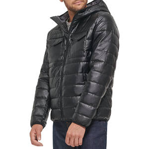 Personnalisé hiver hommes doudoune de haute qualité hiver à capuche fantaisie impression complète manteau bouffant veste de luxe de créateur pour homme - Product Image 5