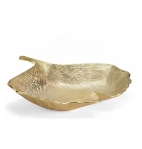 Metal de alta calidad con diseño decorativo multiusos y cuenco para servir en forma para frutas, ensaladas y postres - Product Image 1