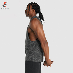 Custom <b>Men's</b> Gym <b>Tank</b> <b>Tops</b> Light Weight Sweat-Wicking for Running Factory Wholesale Price - Product Image 3