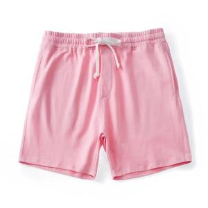 กางเกงขาสั้นลำลองผู้ชาย ผ้าโพลีเอสเตอร์/คอตตอน ระบายอากาศได้ดี ผ้าถัก สำหรับออกกำลังกาย เอวยางยืด มีเชือกผูก - Product Image 1