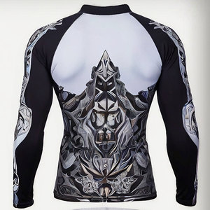 Ensemble de shorts de compression légers pour hommes à séchage rapide et à manches courtes confortables pour l'entraînement au grappin BJJ MMA - Product Image 3