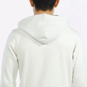 À la mode à capuche col hommes fermeture éclair à capuche à vendre 100% coton fait fermeture éclair à capuche pour hommes - Product Image 4