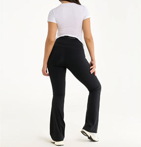 Meilleure vente Leggings évasés pour femmes Leggings de yoga avec taille élastique Vêtements de fitness Leggings personnalisés pour femmes - Product Image 5