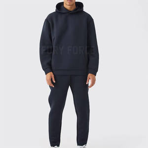 ชุดวอร์มโอเวอร์ไซส์ทำจากผ้าฝ้ายโพลีเอสเตอร์ออกแบบได้ตามต้องการ - Product Image 1