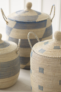 Panier de rangement en jonc de mer Meilleur choix Panier de rangement personnalisé en jonc de mer Boho de HNH Craft Handmade au meilleur prix - Product Image 2