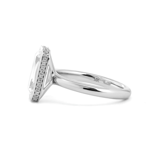 Anillo de Compromiso SHREYA DIAM Platinum con Diamante Tallado en Cruz, Clásico para Mujer, Certificado IGI, Anillo Solitario de Lujo Cultivado en Laboratorio 950 - Product Image 2