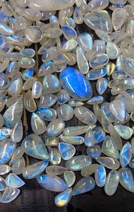 Natural Rainbow <b>Moonstone</b> Cabochon Handmade Gemstone Stone for Jewelry Making <b>Moonstone</b> Origin Bihar, India - Product Image 4