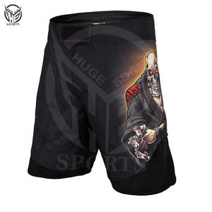Custom Made MMA Fight Shorts Wholesale Price MMA Short For Men's /Best Quality MMA <b>Grappling</b> JIU-JITSU Shorts - Product Image 4