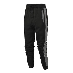 Survêtement élégant pour hommes, pleine longueur, coupe régulière, polyester, léger, respirant, séchage rapide, entraînement sportif, course à pied, tenue quotidienne - Product Image 4