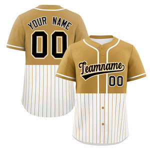 Jersey de béisbol cómodo de estilo abotonado clásico, diseño de uniforme de equipo personalizado, camisetas de béisbol atléticas - Product Image 3
