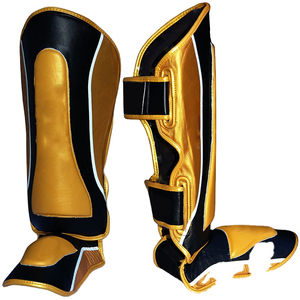 Pakistán hizo duradero OEM logotipo personalizado Muay Thai MMA boxeo espinilleras protección profesional para adultos - Product Image 1