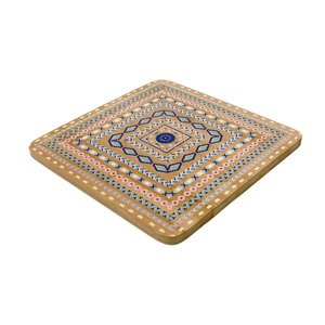 Posavasos de madera de nogal impresos se ven premium y duraderos para apariencia de mesa premium y duraderos para accesorios de cocina y fiestas - Product Image 1