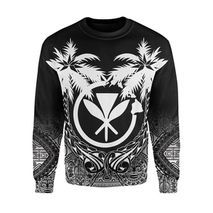 Nouveau Design Sweatshirts Avec Logo Personnalisé Imprimé Personnaliser 100% Coton Casual Wear Confortable Hommes Sweatshirts Hawaïens - Product Image 3