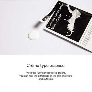 Microfiber Cream Hydration Face <strong>Mask</strong> OEM Recommended for Absorbing Dull and Tired Skin Gummy Milk Sticker Abib <strong>Sheet</strong> <strong>Mask</strong> - Product Image 4