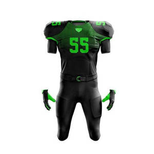 Uniforme de football personnalisé souple et durable de haute qualité, uniforme de sublimation avec impression de logo, uniforme de football américain - Product Image 1