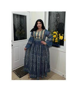 Afghan Kuchi Vestidos Tribal étnico vintage kuchi vestido, Afghan/Pakistán Kuchi fiesta tradicional Multi colores Vestidos - Product Image 3