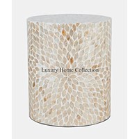Feuilles Design Mosaïque Perlée 100% Nacre Design Exclusif Luxueux Qualité Vente Chaude Tables Basses Fourniture De Meubles