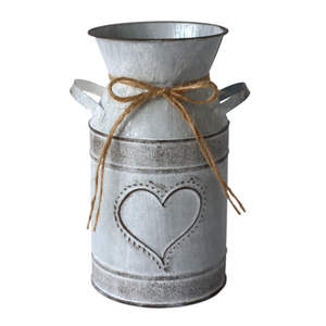 Meilleure vente de vase à fleurs de couleur blanche avec poignée taille personnalisée fait à la main bonne conception pot de fleur café décoratif - Product Image 3