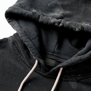 Sudaderas con capucha desgastadas para hombres de peso ligero, mezcla básica de algodón, precio al por mayor, sudaderas con capucha desgastadas de calidad superior a la venta - Product Image 4