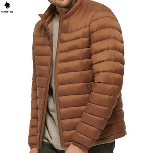 High Quality Customized XL Men's <b>Puffer</b> <b>Jacket</b> New Fashion Casual Streetwear <b>Light</b> Nylon Hood Windproof Zipper Closure Winter - Product Image 2