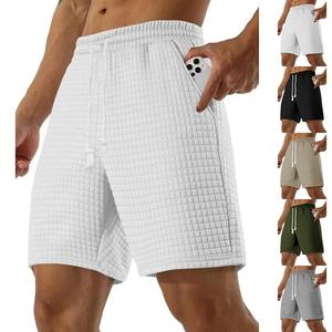 Summer Men's High Quality Cargo Shorts New Fashion <b>Drawstring</b> High Waist Baggy Fit Breathable Quick Dry Eco-Friendly - Product Image 1