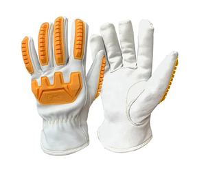 Gants TPR Impact en cuir de chèvre personnalisés vente en gros - Product Image 3
