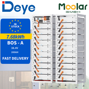 Batería BOS-A LiFePO4 de 7.68kWh, 6000 Ciclos, Stock Disponible en Almacén de la UE, Sistema de Almacenamiento Solar de Alto Voltaje Apilable de Litio - Product Image 2