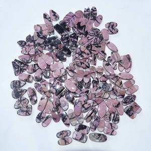 Par de gemas sueltas de Rodonita de cuarzo Natural de alta calidad para pendientes Belleza natural - Product Image 4