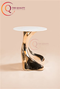 Kim loại sang trọng bên Bàn cà phê hiện đại Thiết kế thủ công kích thước lớn khách sạn nhà phòng khách đồ nội thất dấu bên bảng - Product Image 2