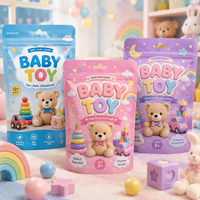 Sacs d'emballage lumineux en plastique à design coloré personnalisé pour jouets, boîtes mystères et emballages de jouets