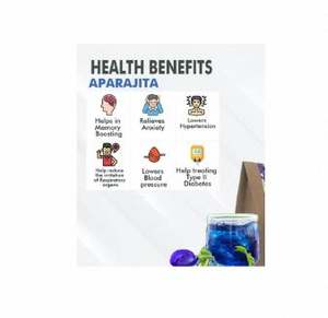 Poudre d'Aparajita de qualité supérieure pour l'exportation, poudre d'Aparajita de qualité nutraceutique, poudre d'Aparajita naturelle pour la détoxification - Product Image 2