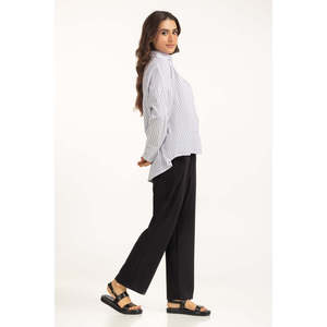 เสื้อเชิ้ตลำลองผ้าป๊อปลินเรียบง่าย รุ่น WM-CS-WS25-012 ทรงปกติ - Product Image 2