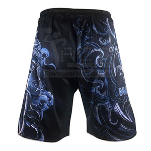 Logotipo profesional Ropa de artes marciales MMA Pantalones cortos de entrenamiento MMA con estampado sublimado para hombres - Product Image 5