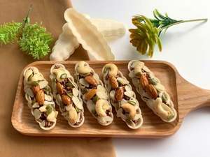 PREMIUM QUALITY Vietnam Healthy <b>Snack</b> Granola Mix Dried Fruits Brown Rice Boat Tart - Product Image 2