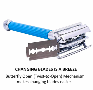 ANAAIF Rasoir d'épilation en poudre personnalisé Lame remplaçable à double tranchant Sécurité personnelle pour la beauté des poils du corps Soins personnels - Product Image 6