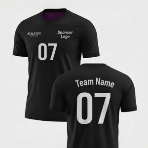 Camisetas de fútbol hechas a medida 100 por ciento poliéster transpirable y cómodo para deportes de equipo fabricación personalizada - Product Image 1