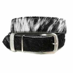 Thắt lưng da xu hướng OEM nhà máy Làm Giàu hạt chính hãng lông bò ẩn kích thước tùy chỉnh - Product Image 3