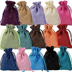 Sac à cordon en lin écologique à usage multifonctionnel en gros disponible en vrac au prix de gros - Product Image 4