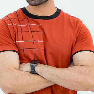 Camiseta sólida de algodón 100%, diseño único en colores populares, ropa informal de buena venta con tela de punto de manga corta - Product Image 2