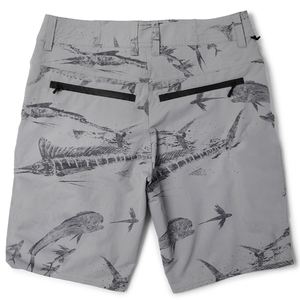 Shorts de pêche cargo pour hommes, sublimation, logo personnalisé OEM, séchage rapide, respirant et hybride, shorts de sport en polyester et élasthanne - Product Image 3