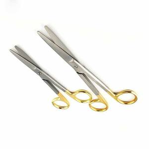 Tijeras de vendaje de cirugía curvada de acero inoxidable de calidad superior, instrumento de potencia Manual para base quirúrgica de alta calidad - Product Image 1