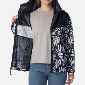 Veste coupe-vent d'hiver pour femmes, nouveau design personnalisé, col montant, imperméable, coton, polyester, tricoté - Product Image 5