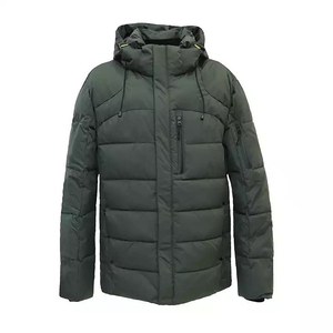 Chaquetas Acolchadas de Invierno 2026, Diseño Moderno para Hombre, Estilo Urbano, Cuello Alto, Forro de Lana, Exterior de Nailon, OEM - Product Image 6
