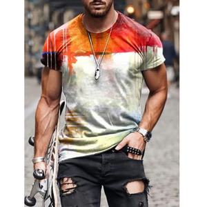 Camiseta de algodón con estampado de logotipo personalizado Unisex 2023, cuello levantado, estilo informal transpirable, superventas, teñido liso para hombres y mujeres - Product Image 3