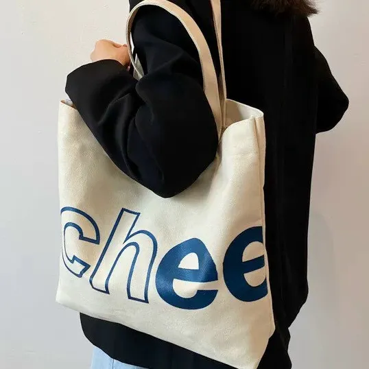 Thời trang tote canvas Bag Hot xu hướng Canvas Tote Bag với logo in ấn có thể được tùy chỉnh xử lý Made in Việt Nam chất lượng cao