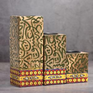 Diseño personalizado nueva caja de madera soporte de incienso hecho a mano Bakhoor Mubakhara quemador para hogar Oficina mezquita Uso de fragancia - Product Image 5