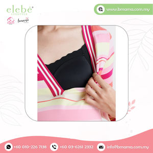 Mini robe de maternité décontractée rose à col en V grande taille vêtements d'hiver amples pour femmes enceintes respirants en modal pour femmes allaitantes - Product Image 6